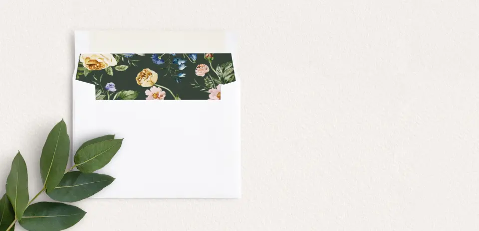 Envelope Liner inside Envelope