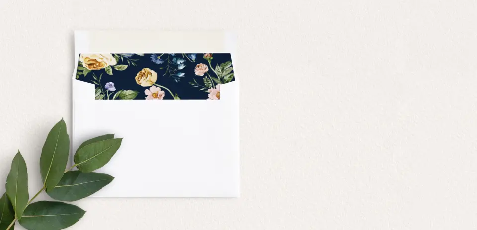 Envelope Liner inside Envelope