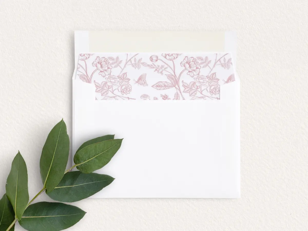 Envelope Liner inside Envelope