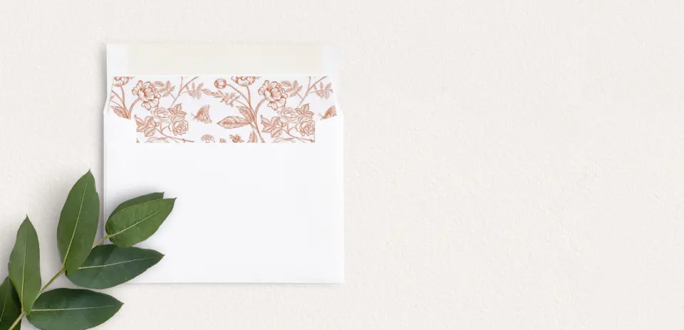 Envelope Liner inside Envelope