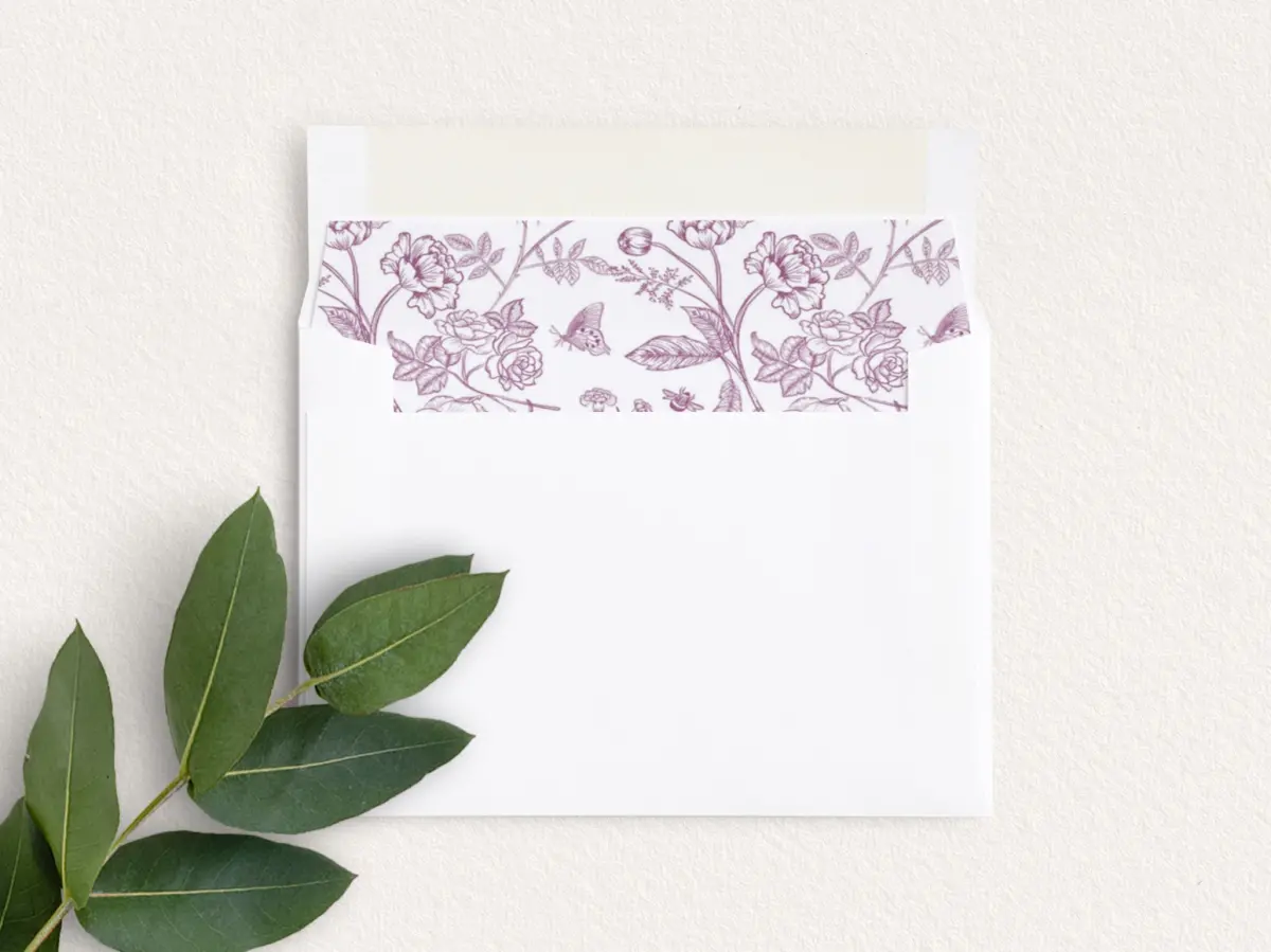 Envelope Liner inside Envelope