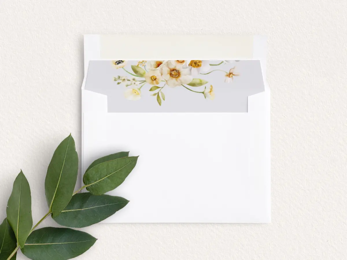 Envelope Liner inside Envelope