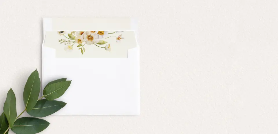 Envelope Liner inside Envelope