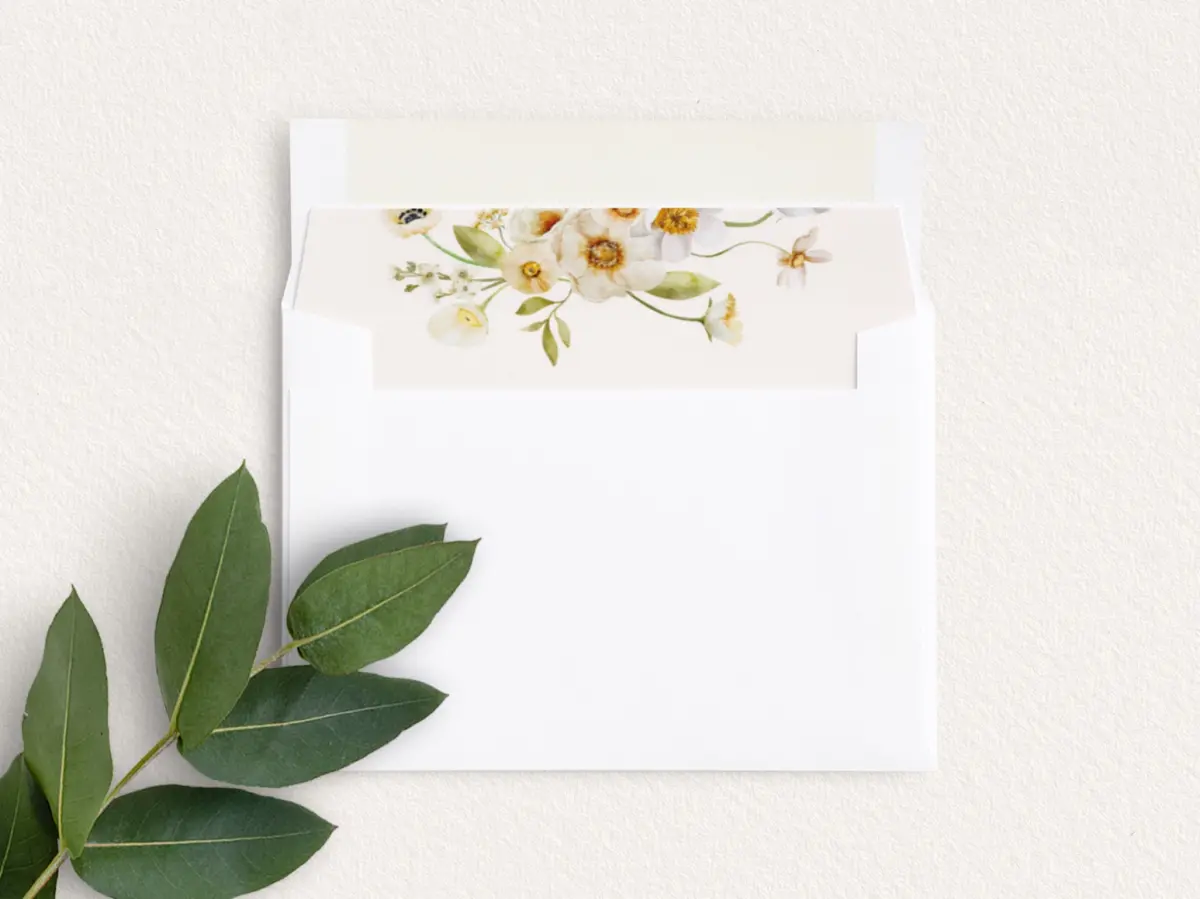 Envelope Liner inside Envelope