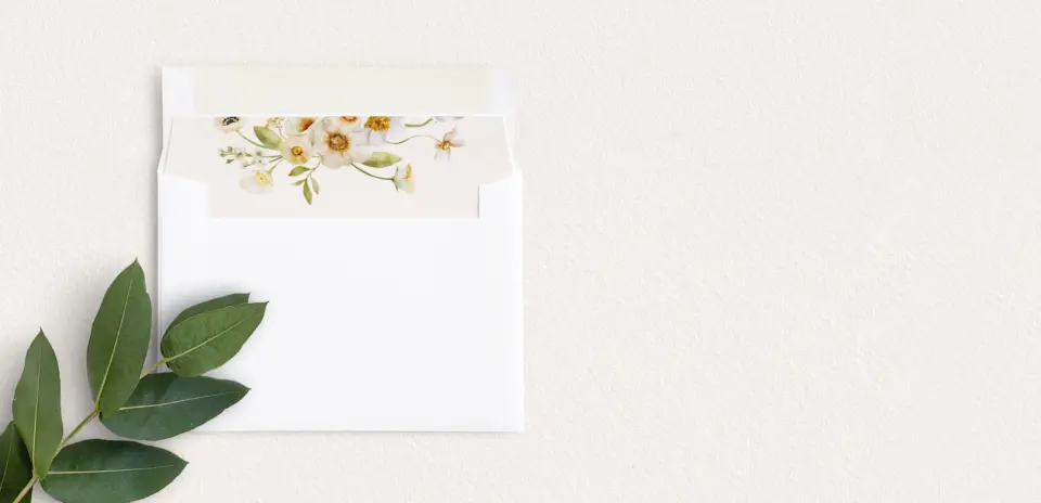 Envelope Liner inside Envelope