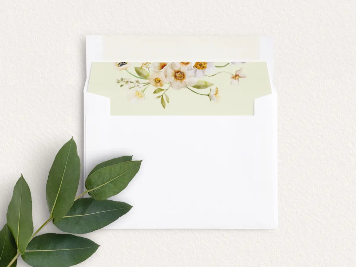Envelope Liner inside Envelope