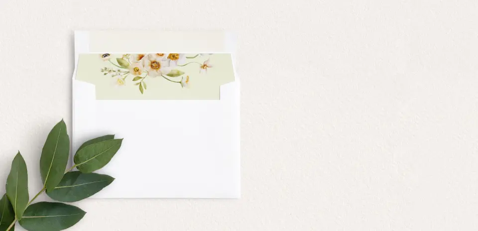 Envelope Liner inside Envelope