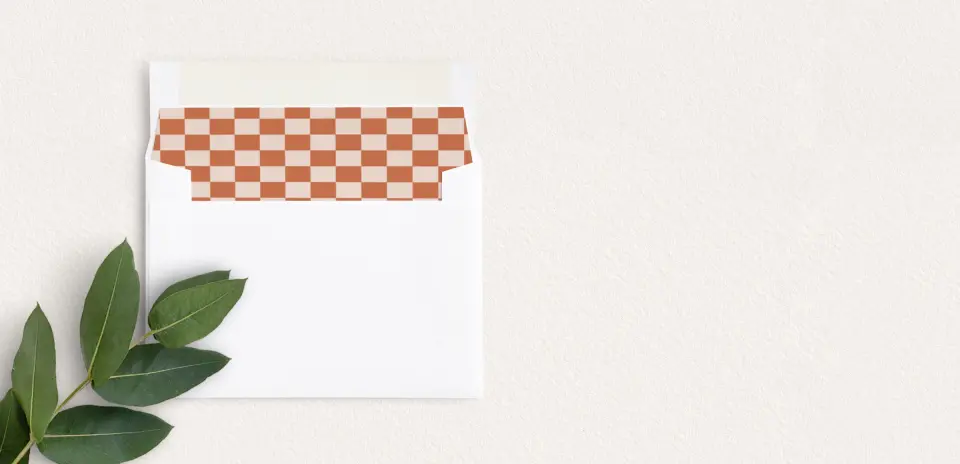 Envelope Liner inside Envelope