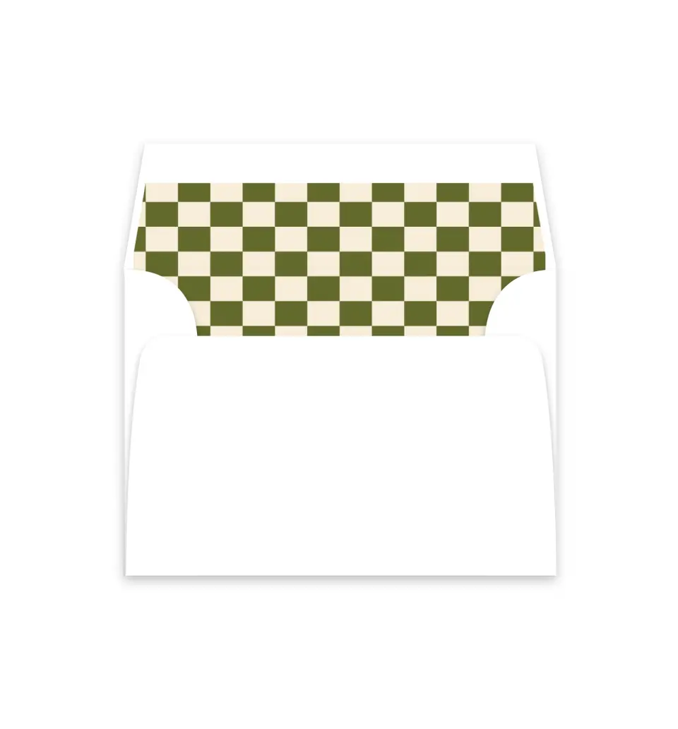 This is a  4⅞" x 4.563" Envelope Liners (ELM) called Desert Funk printed in full color