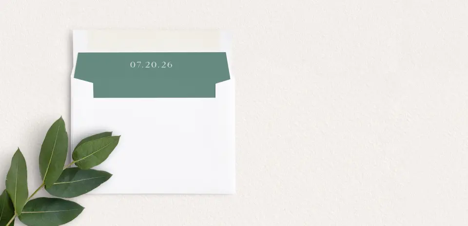 Envelope Liner inside Envelope