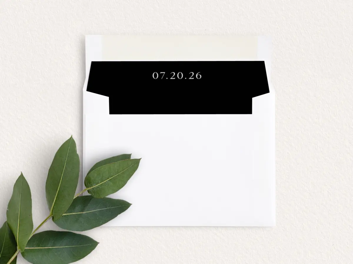 Envelope Liner inside Envelope