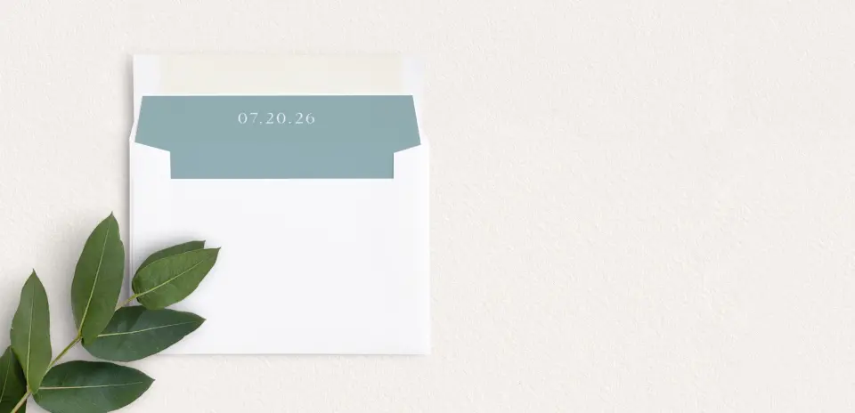 Envelope Liner inside Envelope