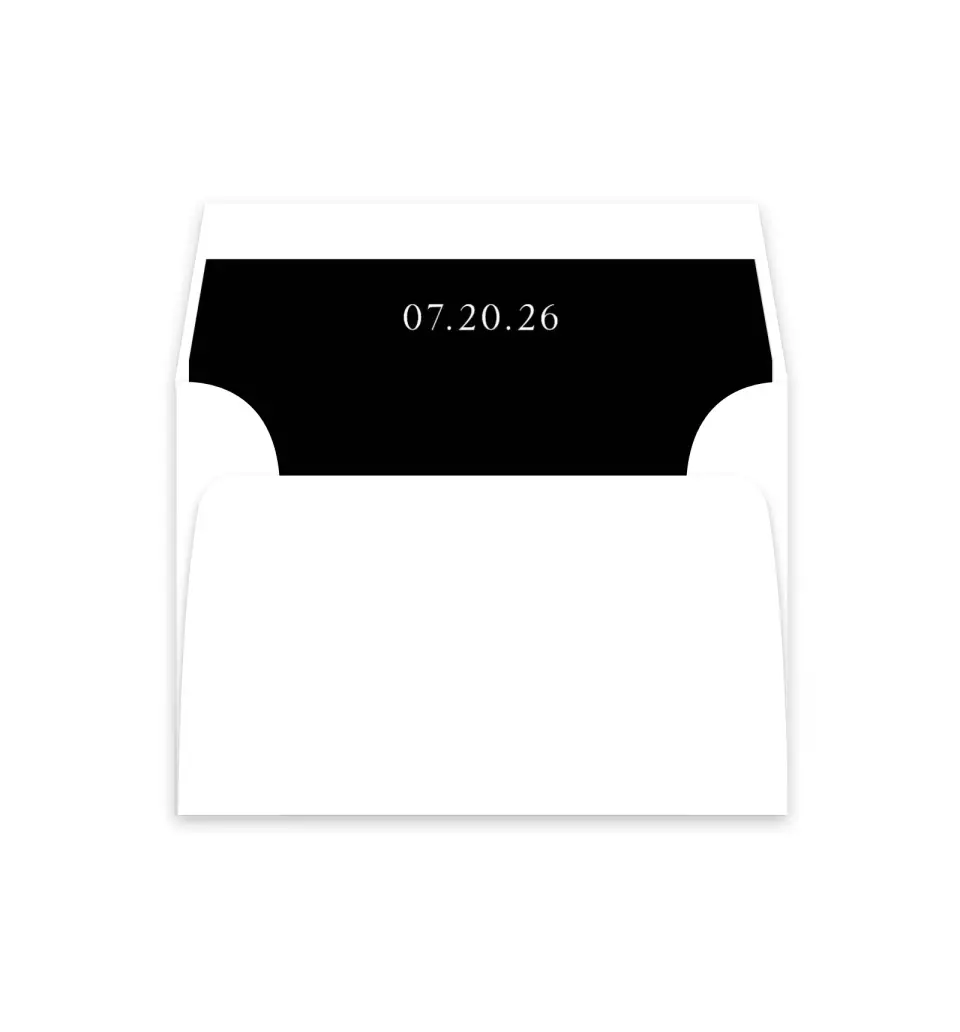This is a  4⅞" x 4.563" Envelope Liners (ELM) called Picturesque printed in full color