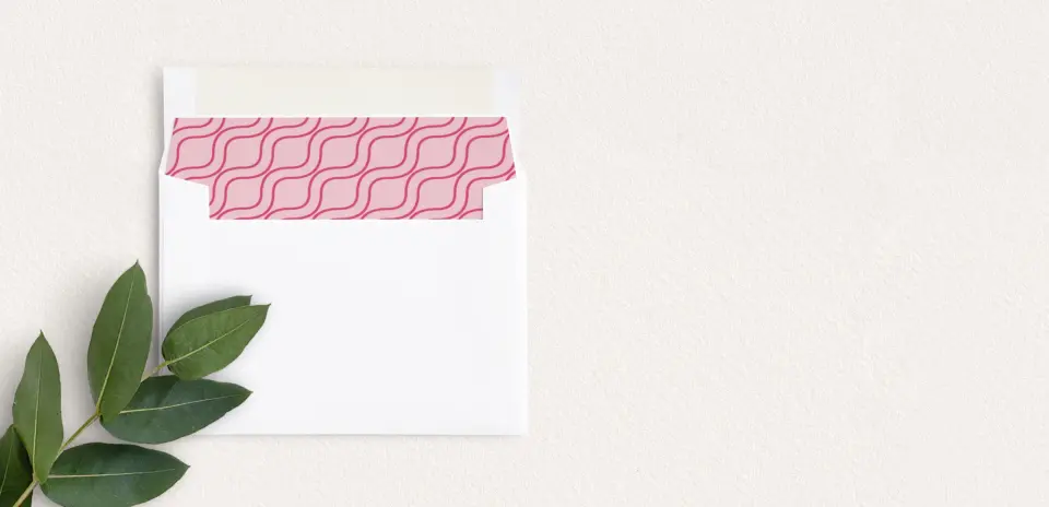 Envelope Liner inside Envelope