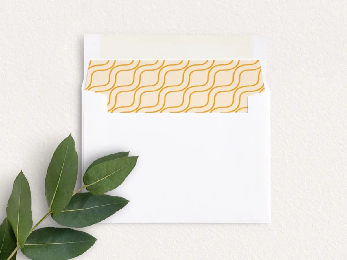 Envelope Liner inside Envelope
