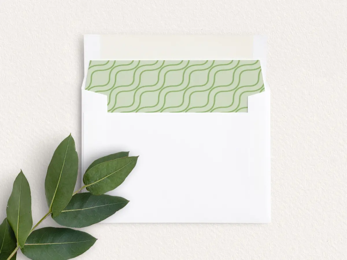Envelope Liner inside Envelope