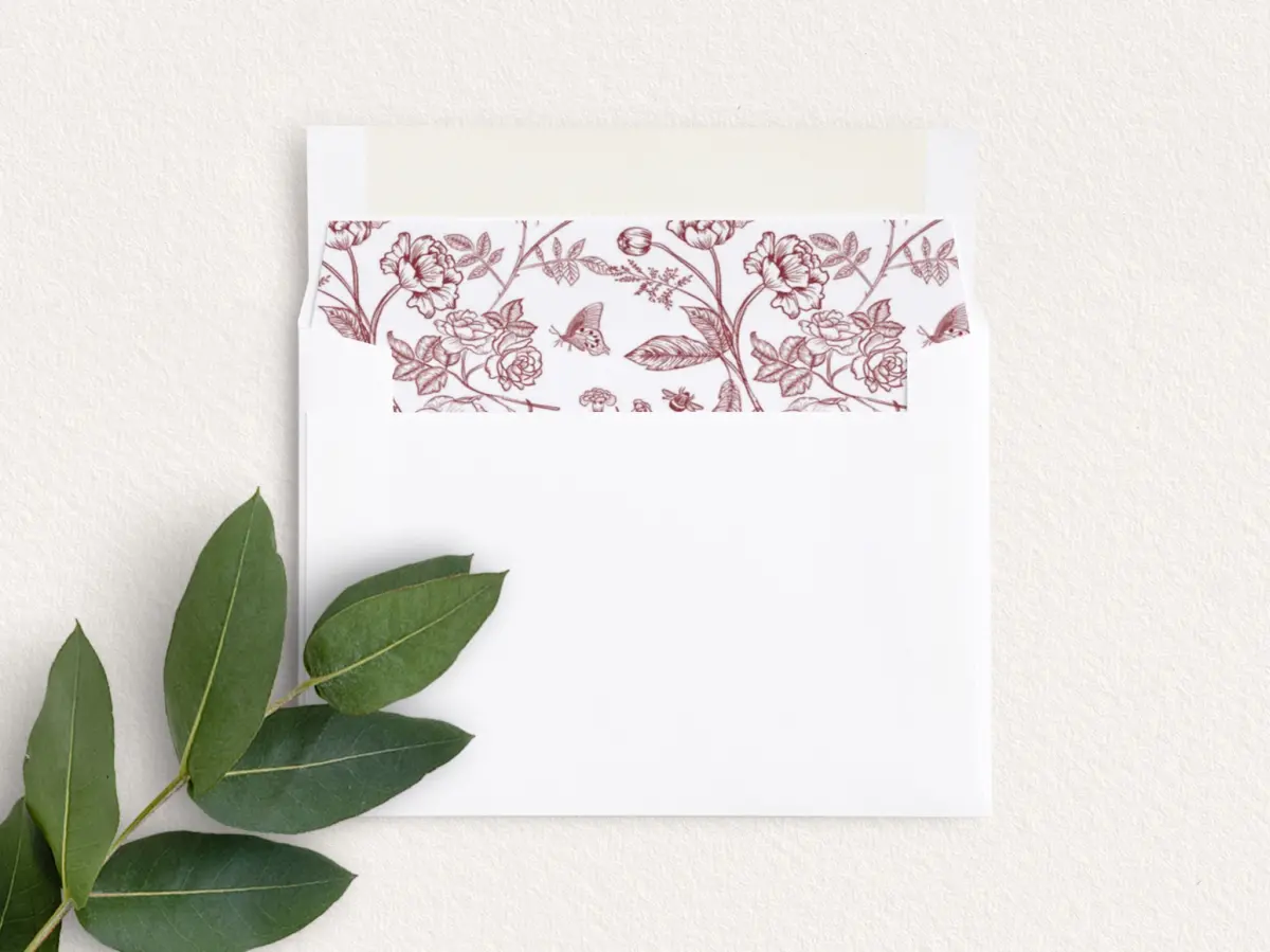 Envelope Liner inside Envelope