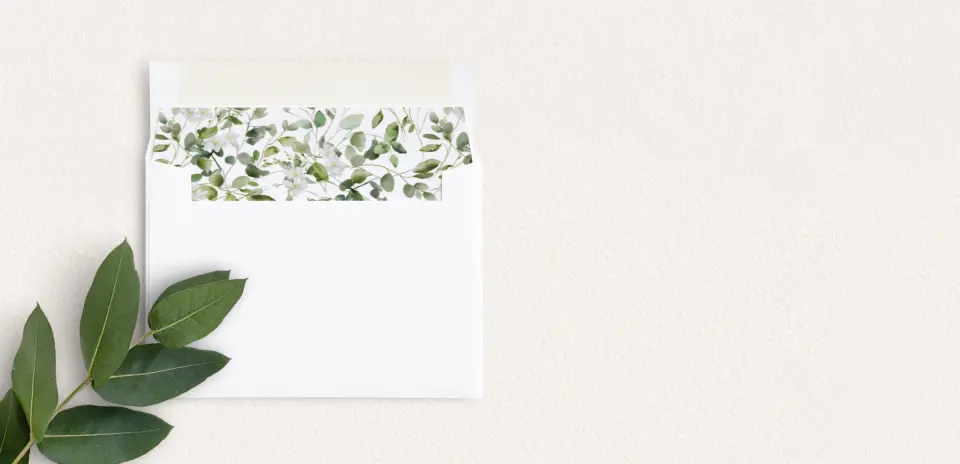 Envelope Liner inside Envelope