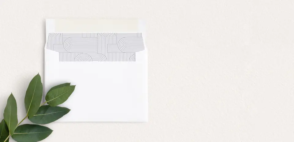 Envelope Liner inside Envelope