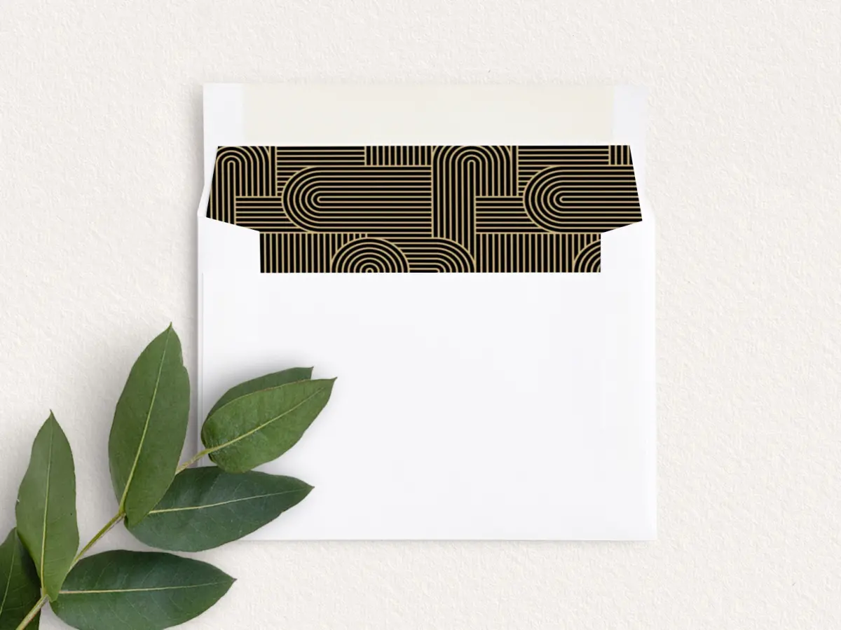 Envelope Liner inside Envelope