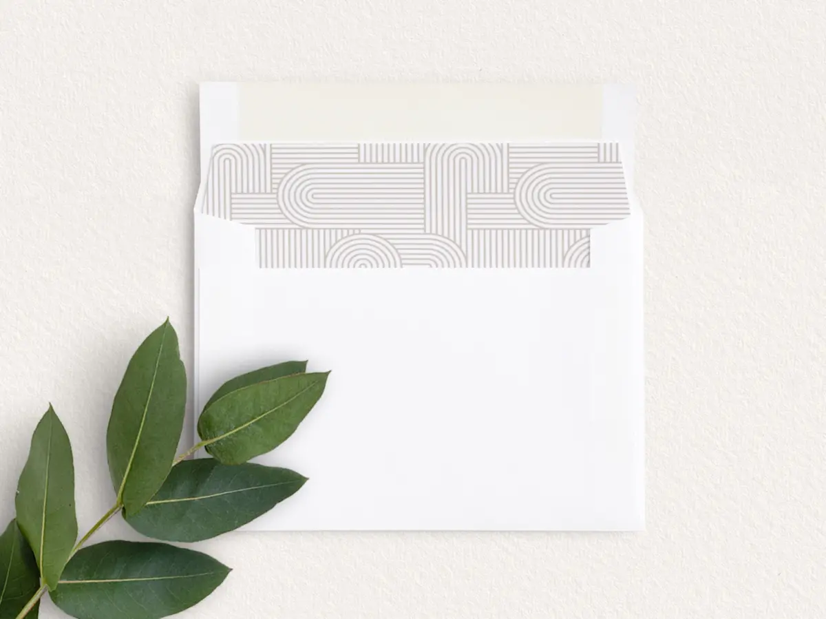 Envelope Liner inside Envelope