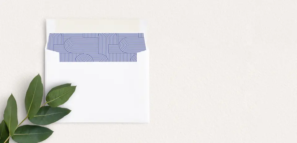 Envelope Liner inside Envelope