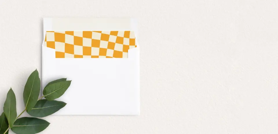 Envelope Liner inside Envelope