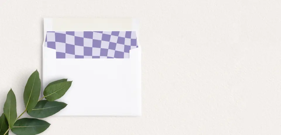 Envelope Liner inside Envelope