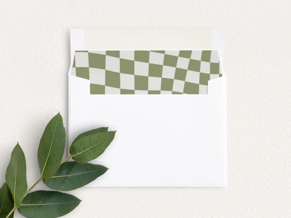 Envelope Liner inside Envelope
