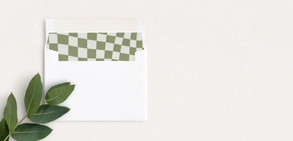 Envelope Liner inside Envelope