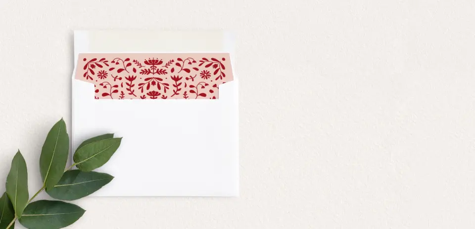 Envelope Liner inside Envelope