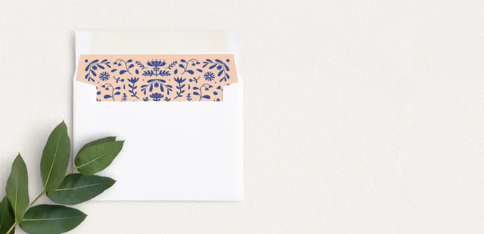 Envelope Liner inside Envelope