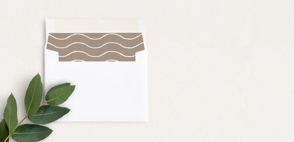 Envelope Liner inside Envelope