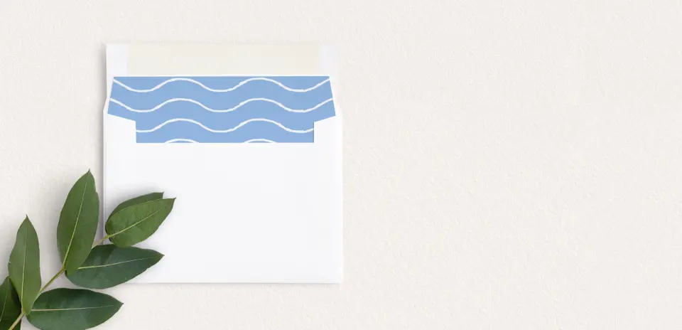 Envelope Liner inside Envelope