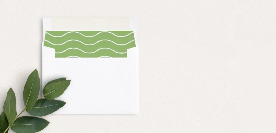 Envelope Liner inside Envelope