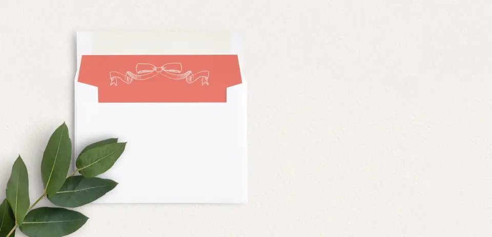 Envelope Liner inside Envelope