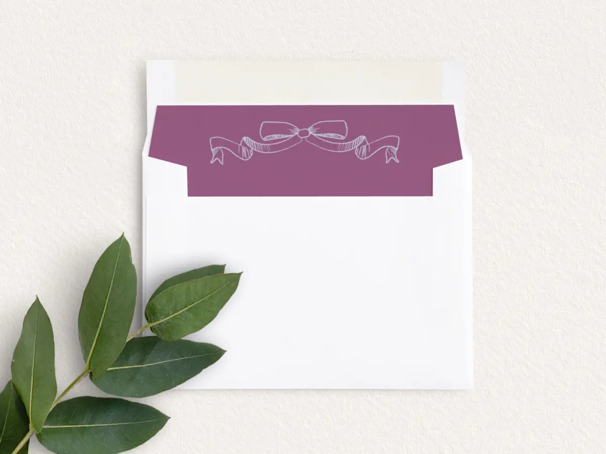 Envelope Liner inside Envelope