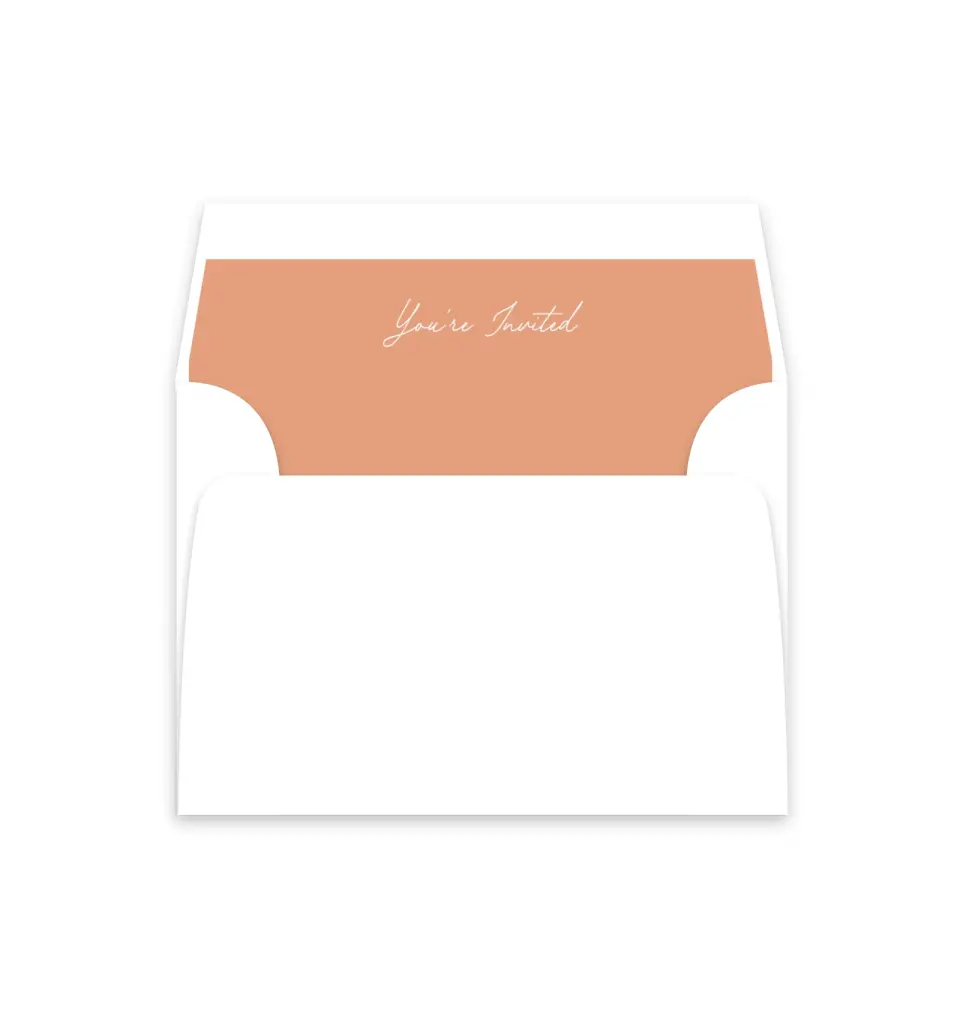 This is a  4⅞" x 4.563" Envelope Liners (ELM) called Warm Wildflowers printed in full color