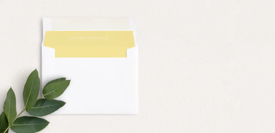 Envelope Liner inside Envelope