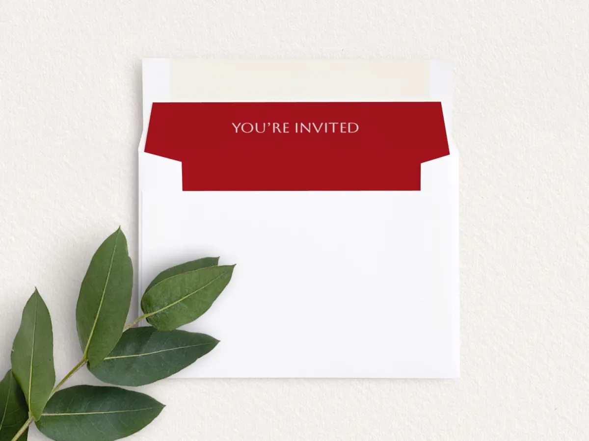 Envelope Liner inside Envelope