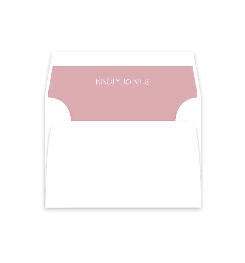 This is a  4⅞" x 4.563" Envelope Liners (ELM) called Efflorescence printed in full color