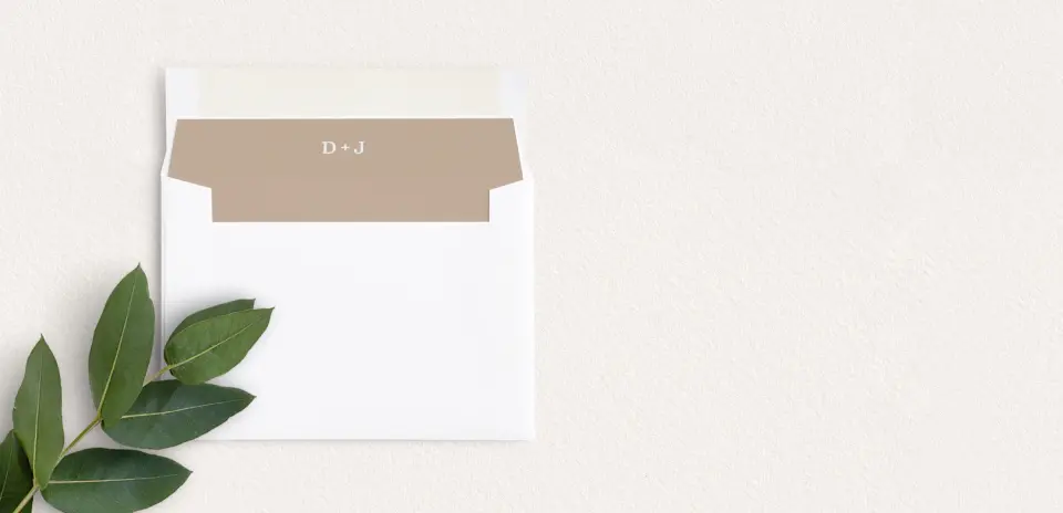 Envelope Liner inside Envelope