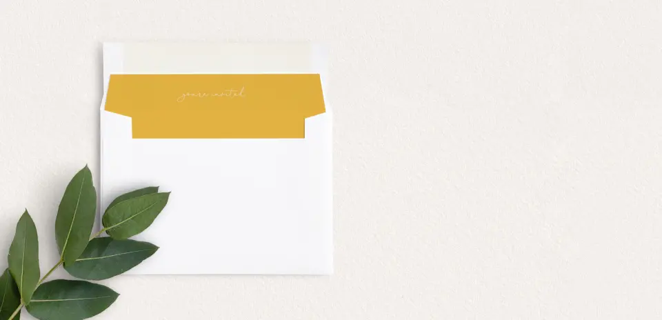 Envelope Liner inside Envelope