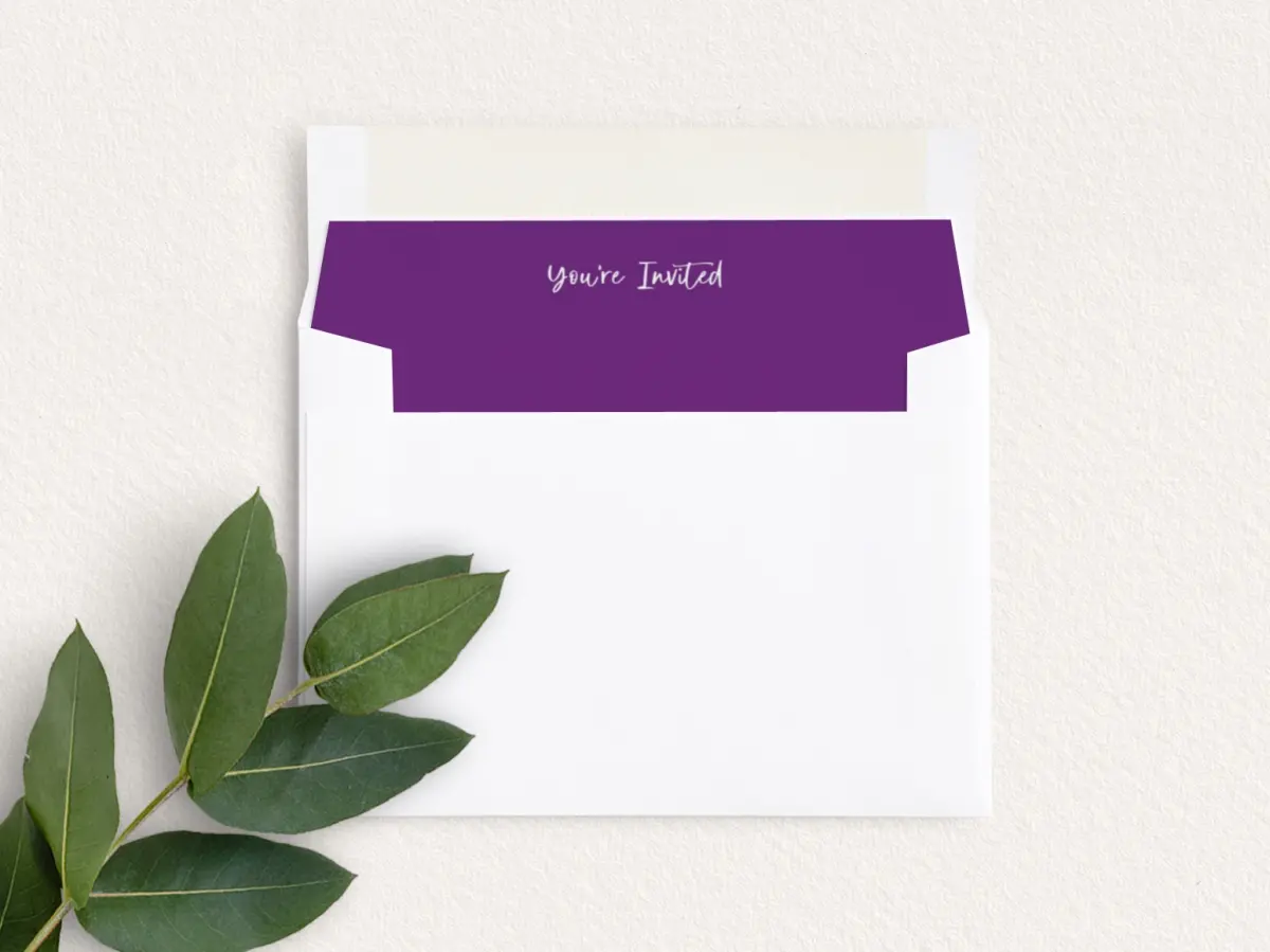 Envelope Liner inside Envelope