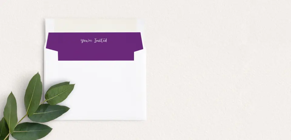 Envelope Liner inside Envelope