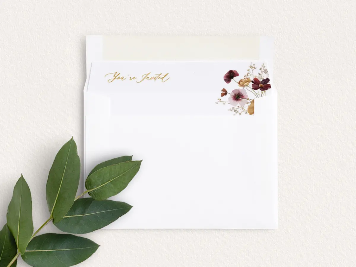 Envelope Liner inside Envelope