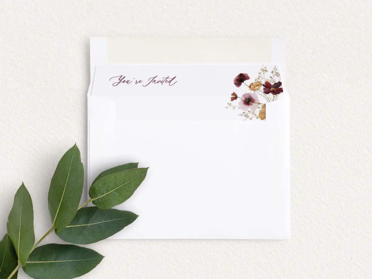 Envelope Liner inside Envelope