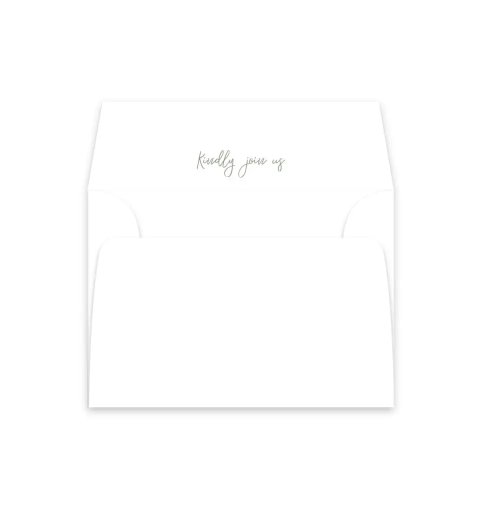 This is a  4⅞" x 4.563" Envelope Liners (ELM) called Hopeful Floral printed in full color