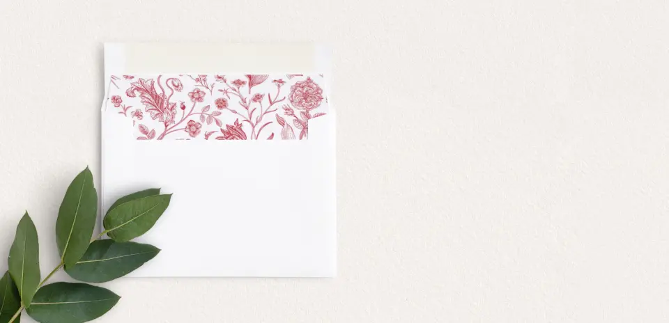 Envelope Liner inside Envelope
