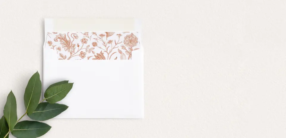 Envelope Liner inside Envelope
